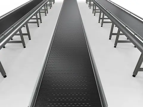 pusta taśma przenośnikowa